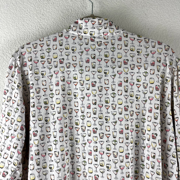 SanSoleil Golf Pullover Womens XXL Printed 1/4 Zip Cocktail UPF 50 Cooling - Picture 10 of 12